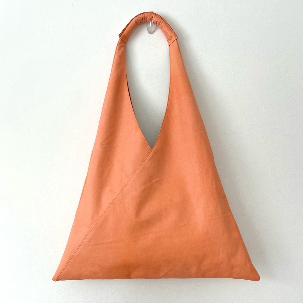 GENUINE LEATHER Japanese Tote Bag - Distressed Sorbet